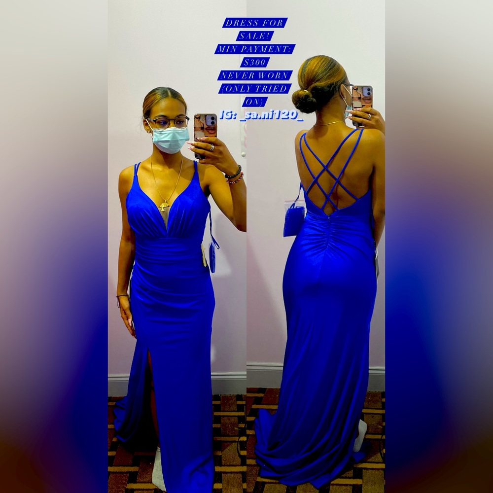 Royal Blue formal dress